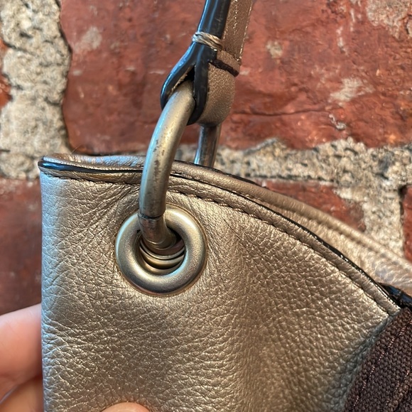 Banana Republic Metallic Leather Bag - Picture 7 of 9